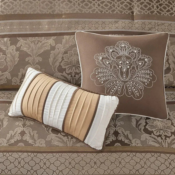 Bellagio 7 Piece Jacquard Comforter Set by Madison Park - Gifts for You 'n Me
