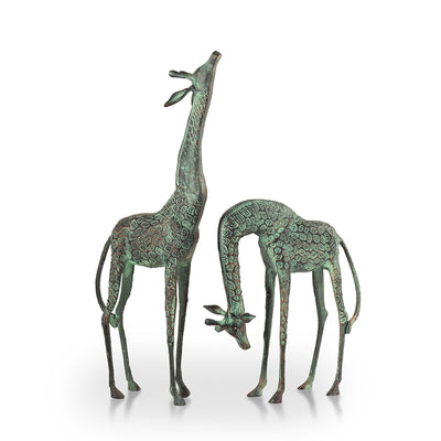 Tree Topper Giraffes Garden Sculpture