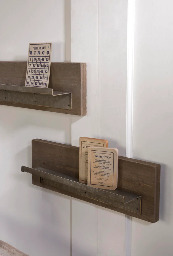 Industrial Wall Shelves - Set of 2 - Gifts for You 'n Me
