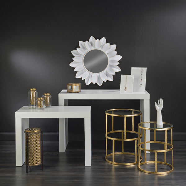 Tipped Petal Wall Mirror