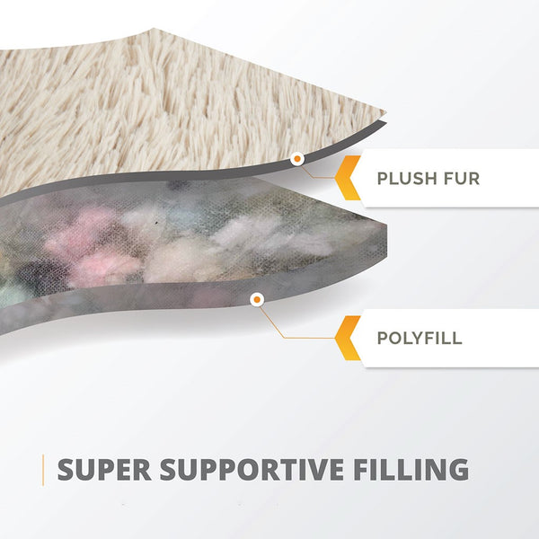 Luna Hooded Round Pet Bed by Friends Forever - • SIZE: D 23