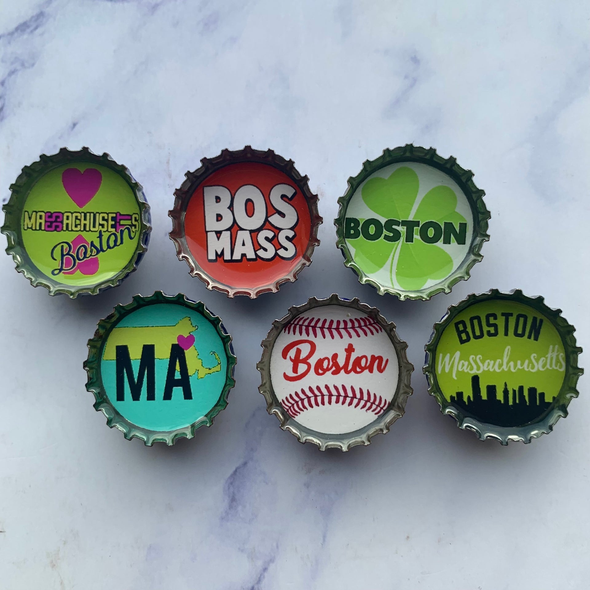 Boston Magnet - Set of 6 - Gifts for You 'n Me