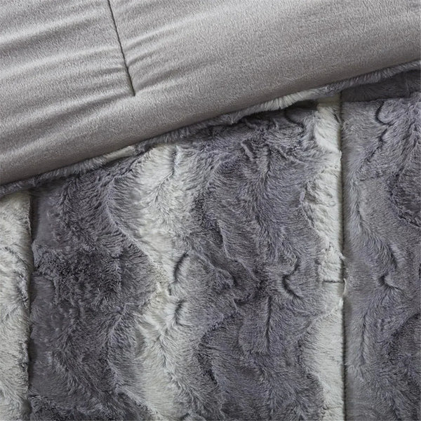 Zuri Faux Fur Comforter Set by Madison Park - Gifts for You 'n Me