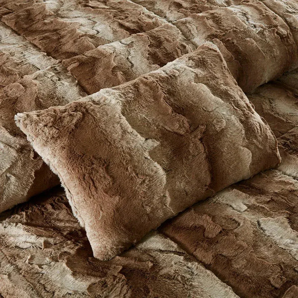 Zuri Faux Fur Comforter Set by Madison Park - Gifts for You 'n Me