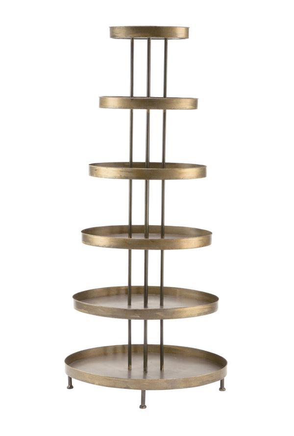 6 Tier Oval Display Tower Shelf - Gifts for You 'n Me