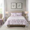 Sofia Reversible Comforter Set with Bed Sheets in Purple