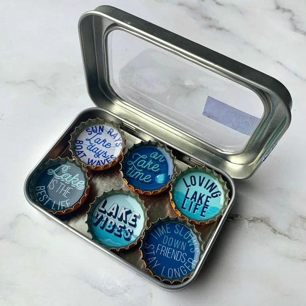 Lake Life Magnets - Set of 6 - Gifts for You 'n Me