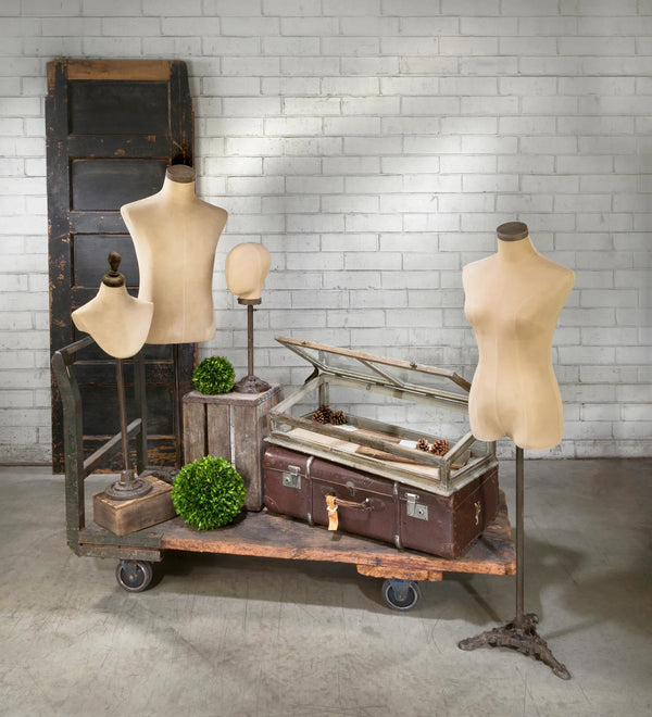 Antiqued Tabletop Head Form - Gifts for You 'n Me