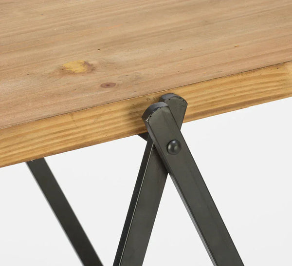 2-Tier Wooden Plank Table - Gifts for You 'n Me