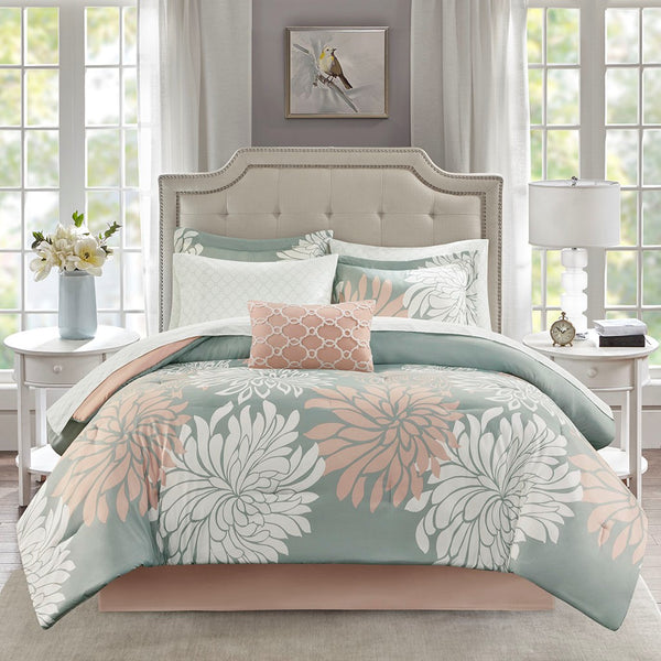 Maible Comforter Set with Cotton Bed Sheets by Madison Park Essentials - Gifts for You 'n Me