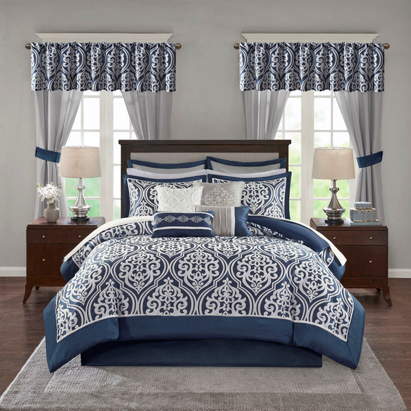 Jordan 24 Piece Room in a Bag by Madison Park Essentials - Gifts for You 'n Me