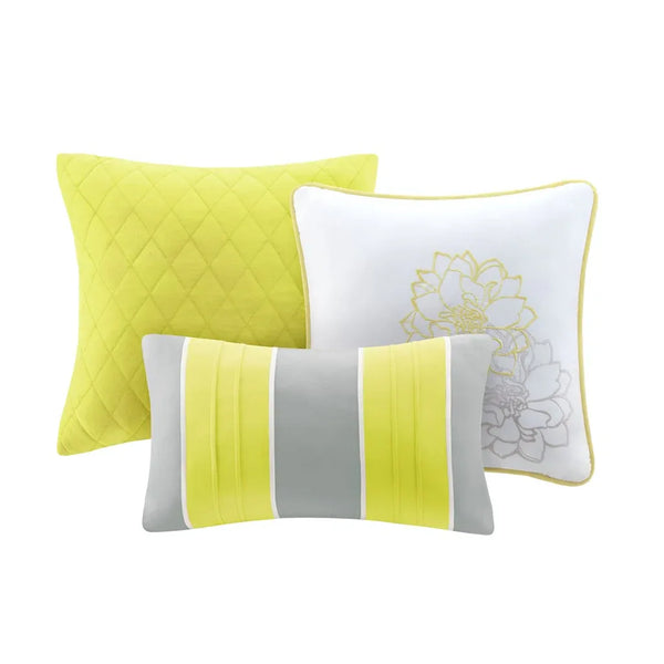 Lola 6 Piece Reversible Cotton Printed Coverlet Set - Gifts for You 'n Me