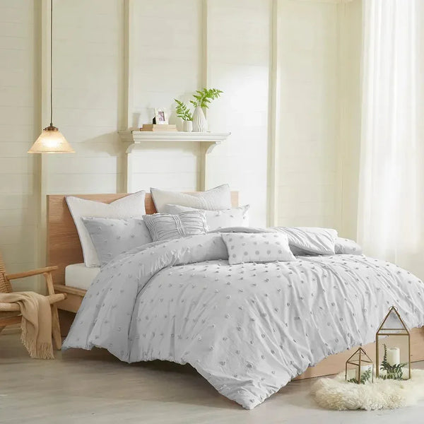 Brooklyn Cotton Jacquard Comforter Set by Urban Habitat - Gifts for You 'n Me