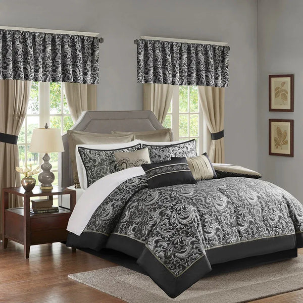 Brystol 24 Piece Room in a Bag by Madison Park Essentials - Gifts for You 'n Me