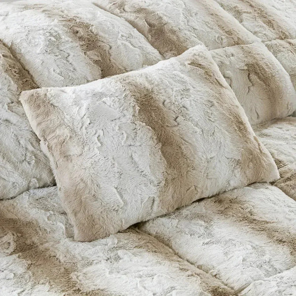 Zuri Faux Fur Comforter Set by Madison Park - Gifts for You 'n Me