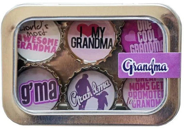 Grandma Magnets - Set of 6 - Gifts for You 'n Me