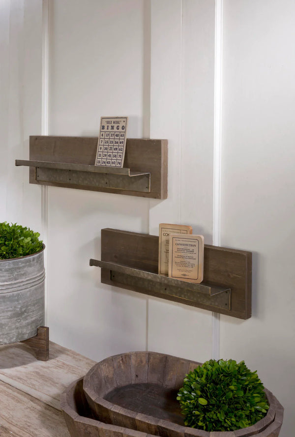 Industrial Wall Shelves - Set of 2 - Gifts for You 'n Me
