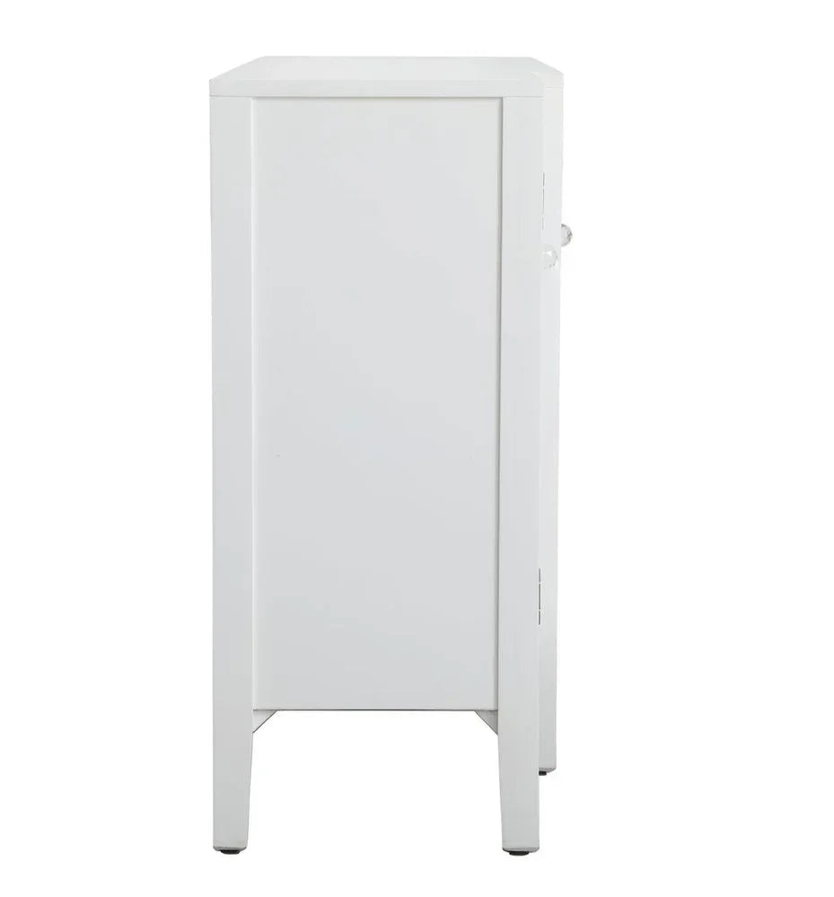 60 inch Mirrored Credenza in White - Gifts for You 'n Me