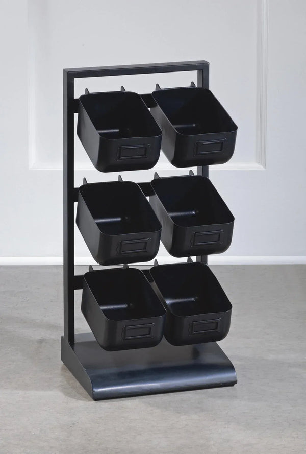 6 Metal Bin Tabletop Display - Gifts for You 'n Me