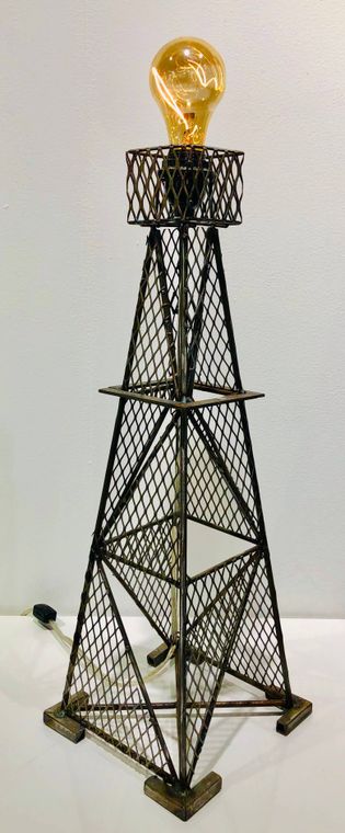 Natural Screen Oil Derick Table Lamp