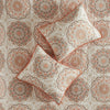 Tangiers 6 Piece Reversible Coverlet Set - Orange