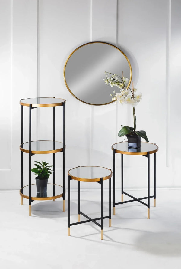 Mirror Side Tables - Set of 2 - Gifts for You 'n Me