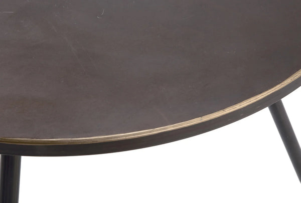 Gold Edge Metal Side Tables - Set of 3 - Gifts for You 'n Me