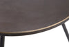 Gold Edge Metal Side Tables - Set of 3