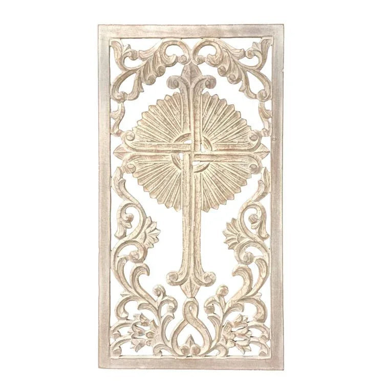 Hand Carved Gaelic Cross Wall Grill - 61005 - Gifts for You 'n Me