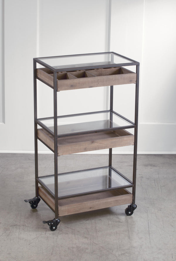 3 Tier Rolling Display Cart - Gifts for You 'n Me