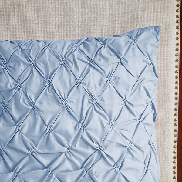 Cassandra 8 Piece Cotton Printed Comforter Set - Blue - Gifts for You 'n Me