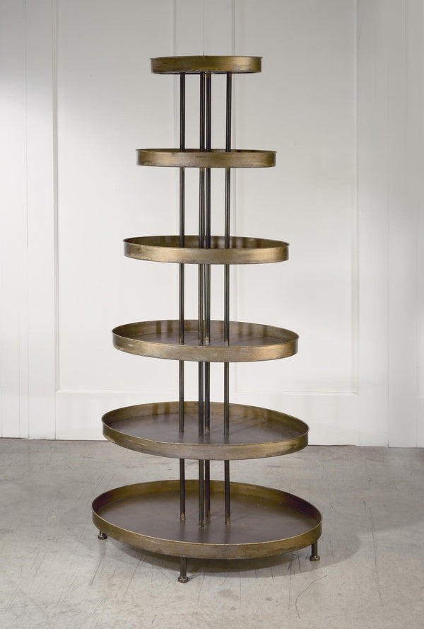 6 Tier Oval Display Tower Shelf - Gifts for You 'n Me