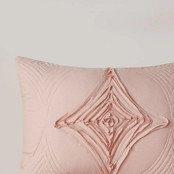 Colette 4 Piece Blush Comforter Set by Madison Park - Gifts for You 'n Me