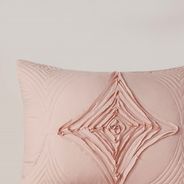 Colette 4 Piece Blush Comforter Set  by Madison Park - Gifts for You 'n Me