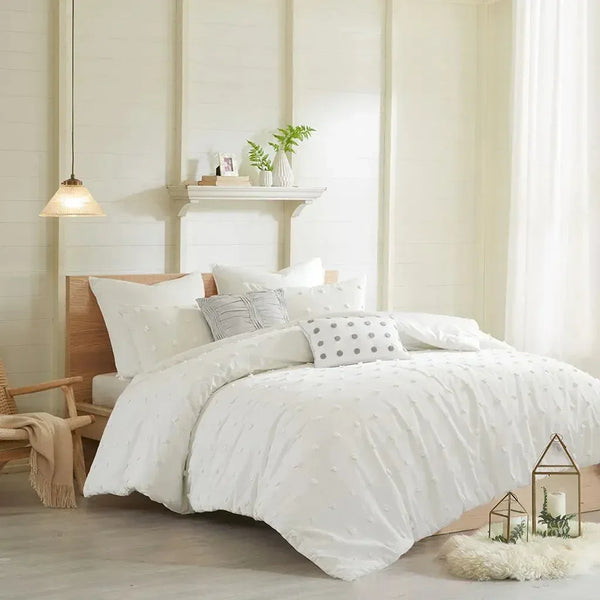 Brooklyn Cotton Jacquard Comforter Set by Urban Habitat - Gifts for You 'n Me