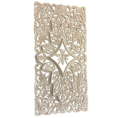 Queen Bee 3-D Carved Wood Wall Art Panel