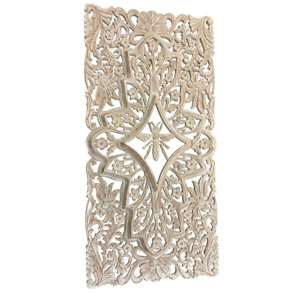 Queen Bee 3-D Carved Wood Wall Art Panel - Gifts for You 'n Me