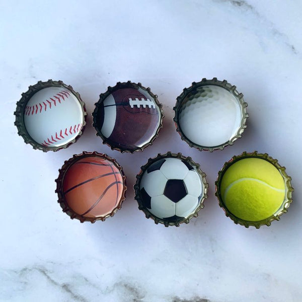 Got Balls Cap Magnets - Set of 6