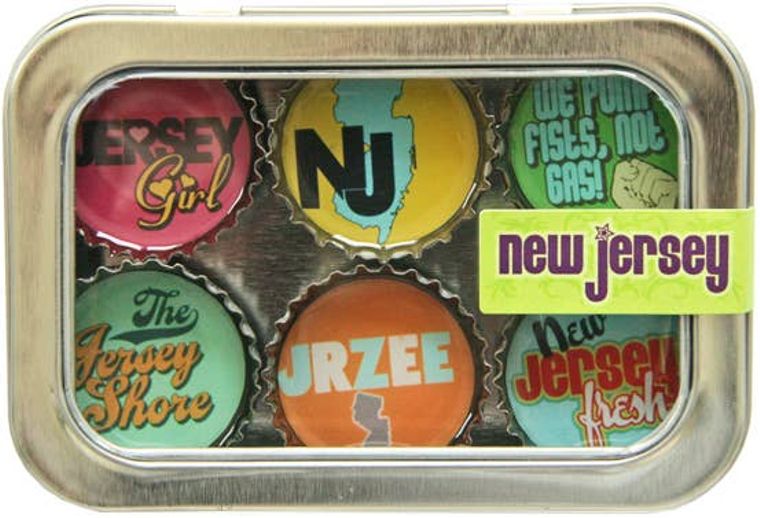 New Jersey Magnets - Set of 6 - Gifts for You 'n Me