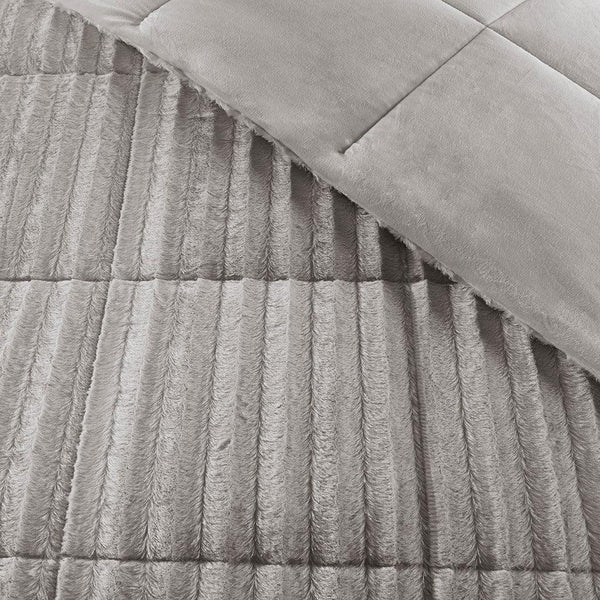Duke Faux Fur Comforter Mini Set by Madison Park - Gifts for You 'n Me