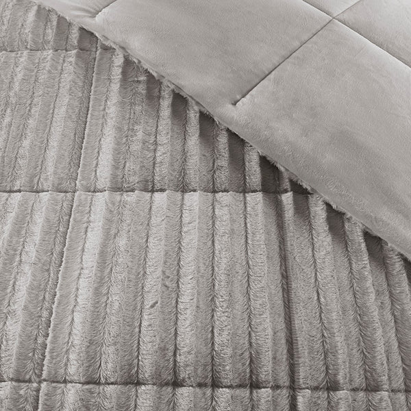 Duke Faux Fur Comforter Mini Set by Madison Park - Gifts for You 'n Me