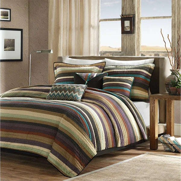 Yosemite Reversible Quilt Set with Throw Pillows - Gifts for You 'n Me