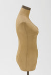 Antiqued Floor Body Form - Female Mannequin