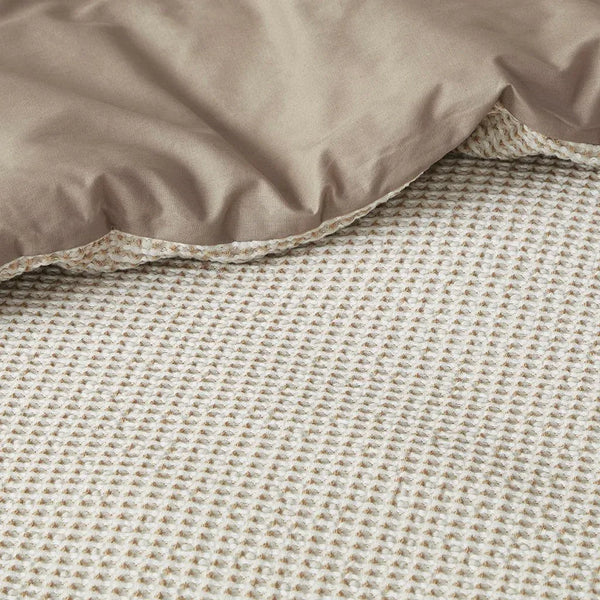 Mara 4 PC Cotton and Rayon from Bamboo Blend Waffle Weave Comforter Cover Set w/removable insert - Gifts for You 'n Me