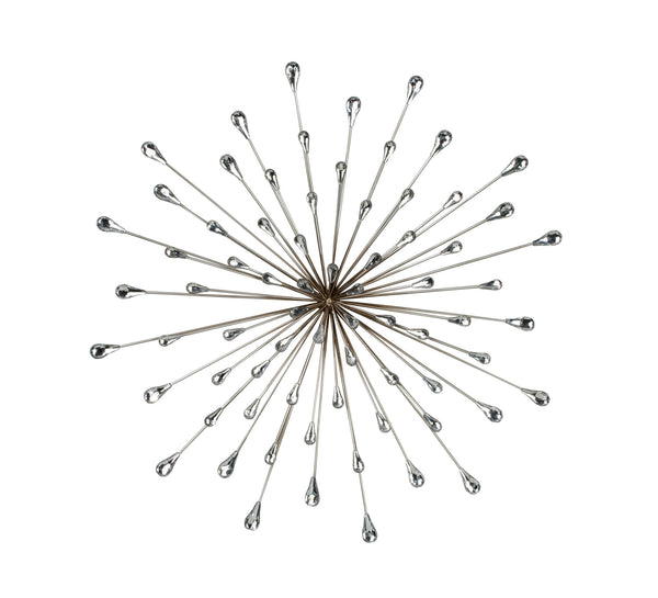 Silver Starburst Wall Art