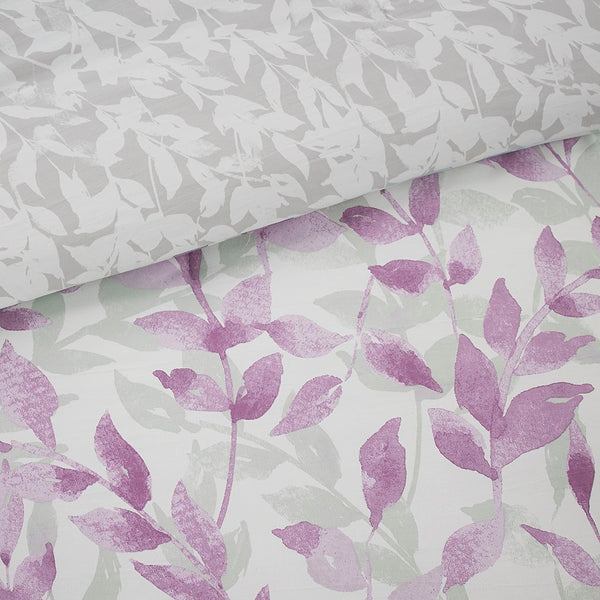 Sofia Reversible Comforter Set with Bed Sheets in Purple - Gifts for You 'n Me