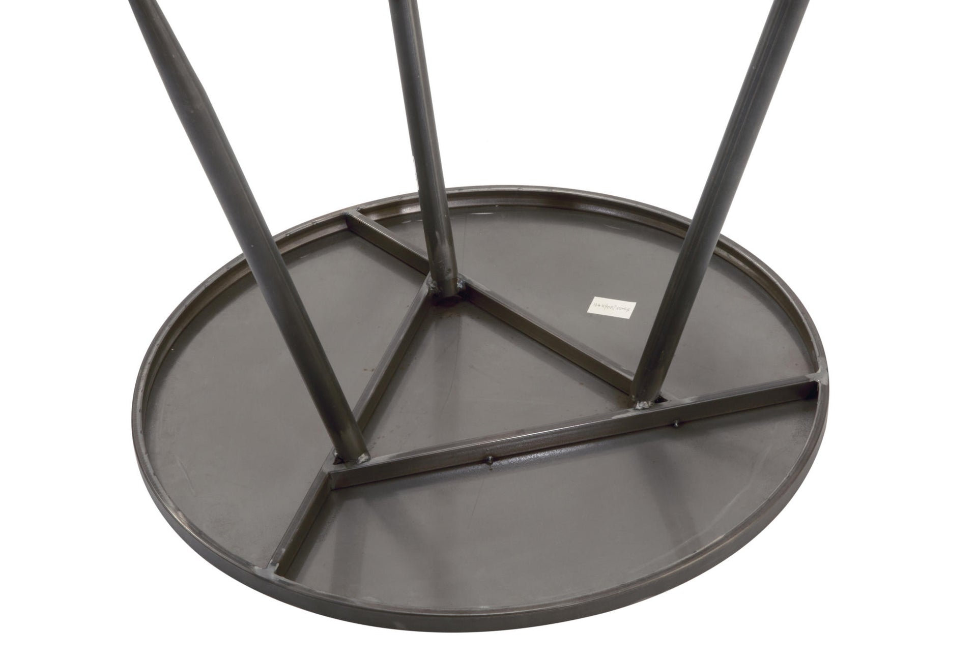 Gold Edge Metal Side Tables - Set of 3