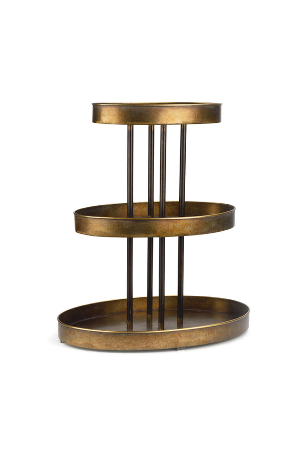 3 Tier Oval Tabletop Display - Gifts for You 'n Me