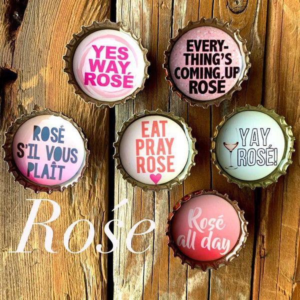 Rosé Magnets - Set of 6 - Gifts for You 'n Me