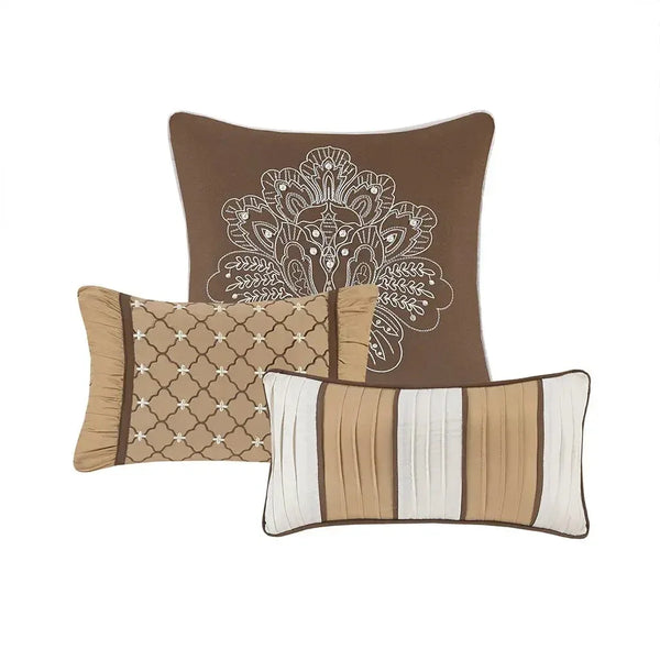Bellagio 7 Piece Jacquard Comforter Set by Madison Park - Gifts for You 'n Me